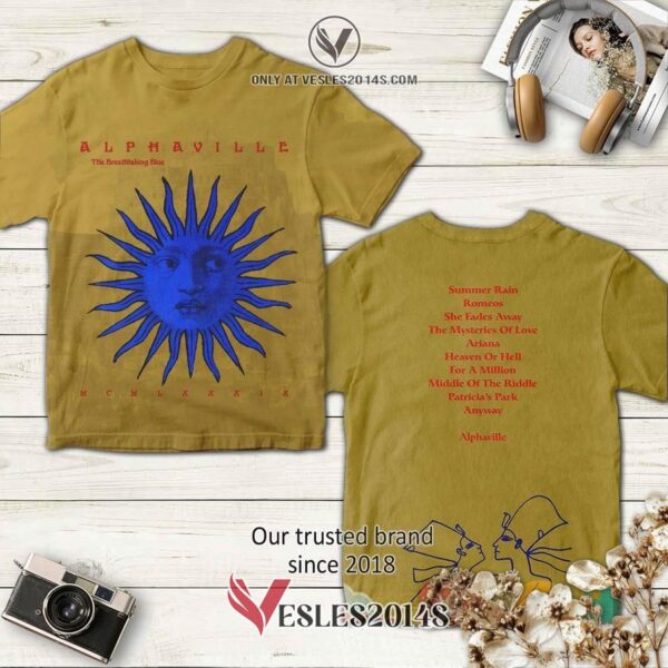Alphaville Band The Breathtaking Blue Album 3D T-Shirt, Unique Gifts For Music Lovers - Vesles2014S