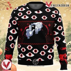 Alucard Eyes Hellsing Ugly Christmas Sweater, Unique Christmas Gift For Fans - Vesles2014S