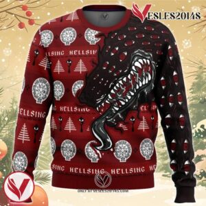 Alucard Restraint Release Hellsing Ugly Christmas Sweater, Unique Christmas Gift For Fans - Vesles2014S