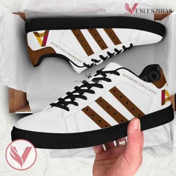 Alverno College Print Stan Smith Shoes, Unique Sneaker For Fans - Vesles2014s 1