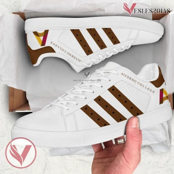 Alverno College Print Stan Smith Shoes, Unique Sneaker For Fans - Vesles2014s