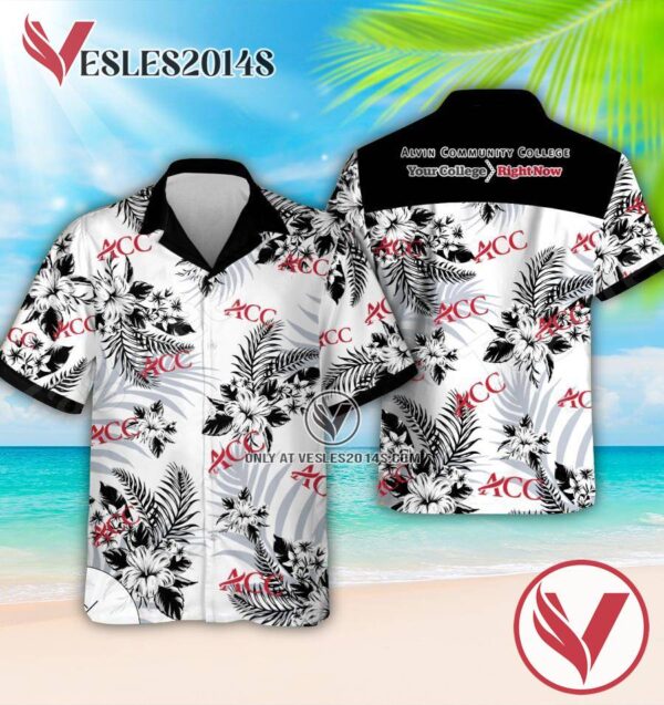 Alvin Community College Logo Hawaiian Suit, Unique Outfit For Fans - Vesles2014S 1