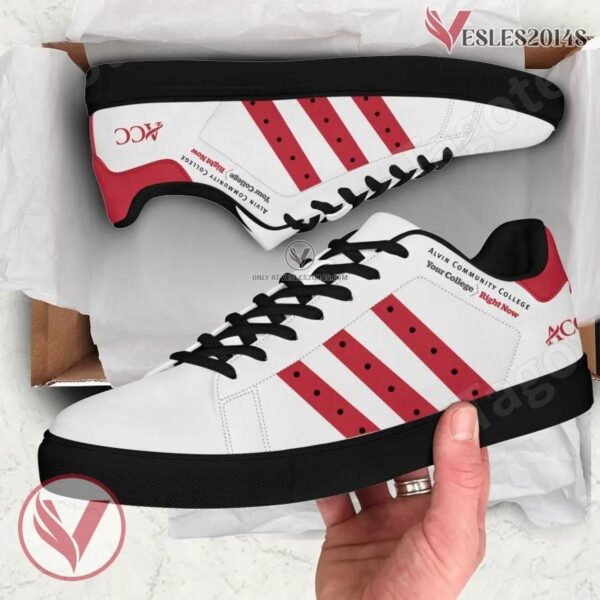 Alvin Community College Logo Stan Smith Shoes For Men And Womens - Vesles2014s 1