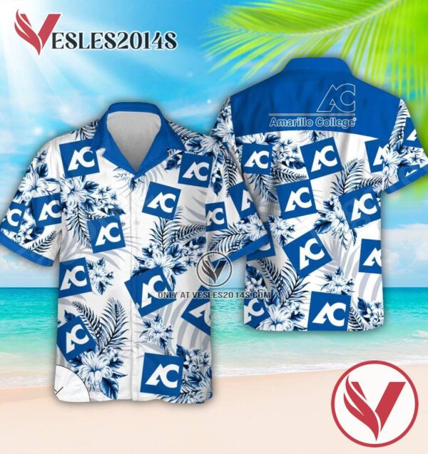 Amarillo College Logo Hawaiian Suit, Unique Outfit For Fans - Vesles2014S 1