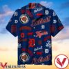 Amazing Detroit Tigers Navy Hawaiian Shirt, Unique Gifts For Friends - Vesles2014S 1