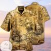 Amazing Sailing Ship Into The Sea To Find Your Soul Hawaiian Graphic Print Short Sleeve Hawaiian Casual Shirt Vesles2014S