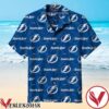 Amazing Tampa Bay Lightning Logo Blue Hawaiian Shirt, Unique Gifts For Friends - Vesles2014S 1