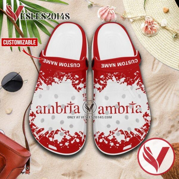 Ambria College of Nursing Crocs Clogs, Unique Footwear For Fans 1