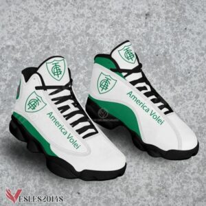 America Volei Volleyball Air Jordan 13 Shoes, Best Sneaker Gifts For Fans - Vesles2014s 1