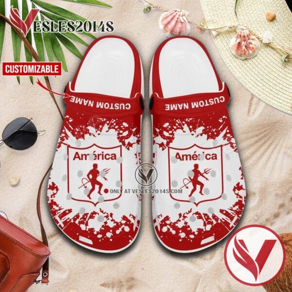 America de Cali Crocs Clogs, Unique Footwear For Fans 1
