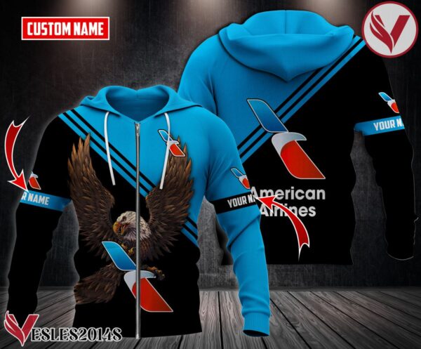 American Airlines Uniform Custom Hoodie Style 4 - Vesles2014S 1