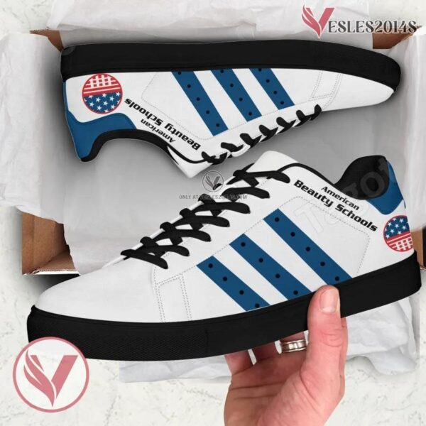 American Beauty Schools Print Stan Smith Shoes, Unique Sneaker For Fans - Vesles2014s 1