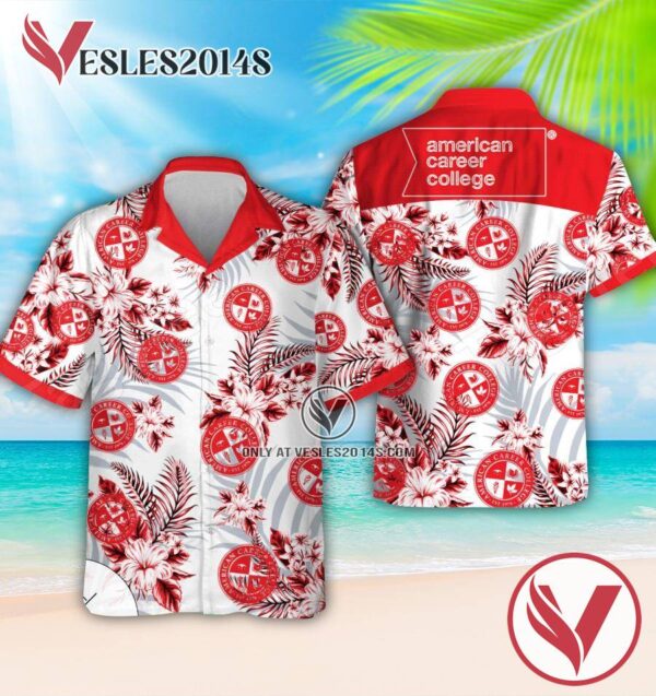 American Career College Hawaiian Suit, Unique Outfit For Fans - Vesles2014S 1