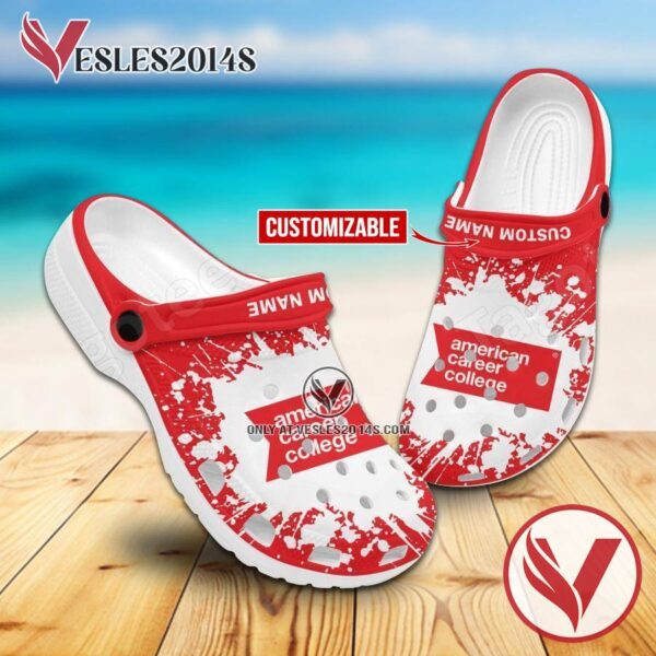 American Career College-Los Angeles Crocs Classic Clogs, Unique Footwear For Fans