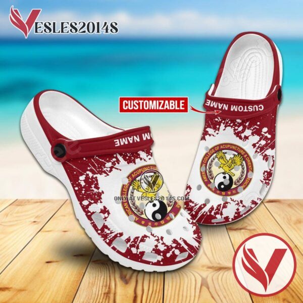 American College of Acupuncture and Oriental Medicine Crocs Clogs, Unique Footwear For Fans