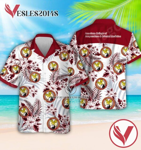 American College of Acupuncture and Oriental Medicine Logo Hawaiian Suit, Perfect Gifts Idea In Holiday - Vesles2014S 1