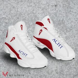 American College of Healthcare and Technology Logo Air Jordan 13 Shoes, Best Sneaker Gifts For Fans - Vesles2014s