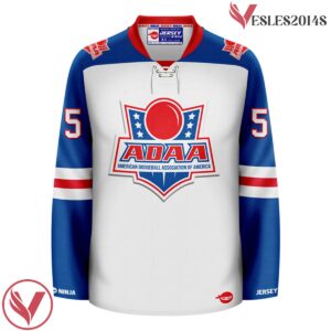 American Dodgeball Association of America Hockey Jersey - Vesles2014S 2