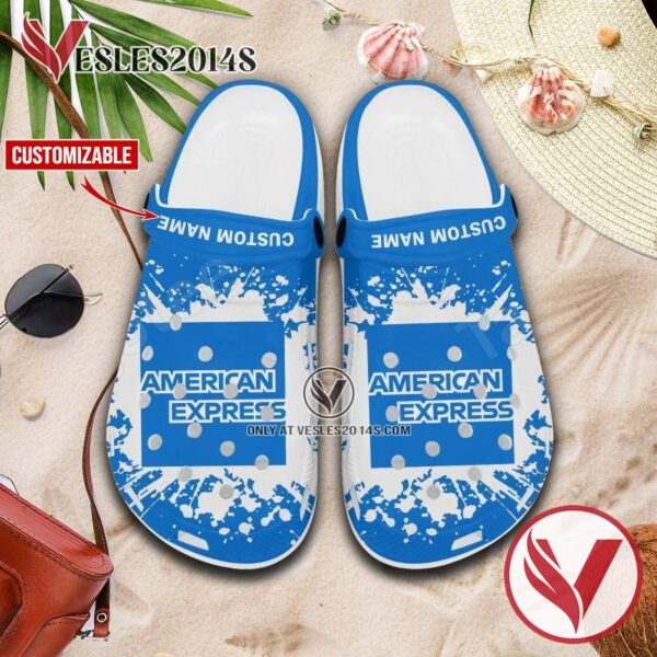 American Express Brand Crocs Clogs, Unique Footwear For Fans 1