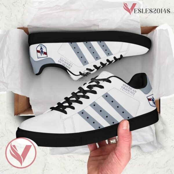 American Graduate University Logo Stan Smith Shoes For Men And Womens - Vesles2014s 1
