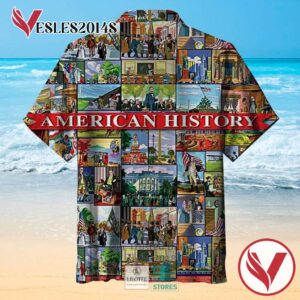 American History Casual Hawaiian Shirt, Best Gifts For Summer Vesles2014S 2
