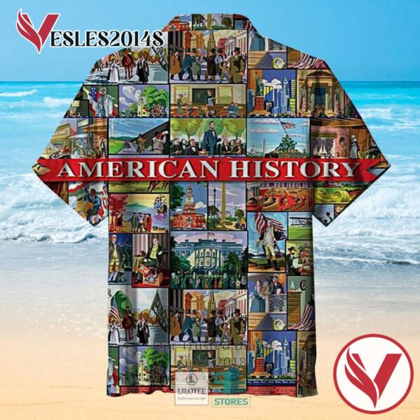 American History Casual Hawaiian Shirt, Best Gifts For Summer Vesles2014S 2