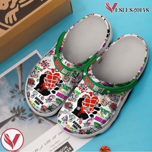 American Idiot Green Day Music Crocs Crocband Clogs Shoes, Unique Gifts For Fans - Vesles2014S 2