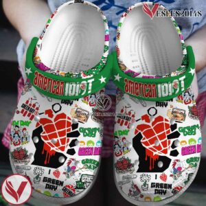 American Idiot Green Day Music Crocs Crocband Clogs Shoes, Unique Gifts For Fans - Vesles2014S