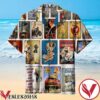 American Retro Poster Lady Girl Hawaiian Shirt, Unique Gifts For Friends - Vesles2014S 1