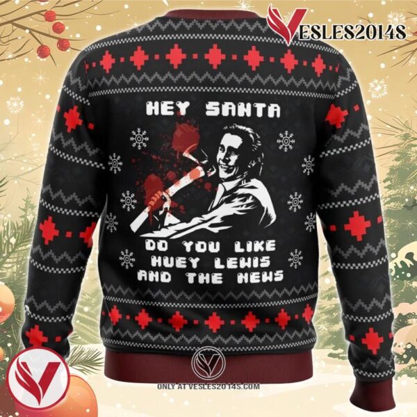 American Santa American Psycho Ugly Christmas Sweater, Unique Christmas Gift For Fans - Vesles2014S 1