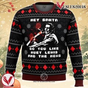 American Santa American Psycho Ugly Christmas Sweater, Unique Christmas Gift For Fans - Vesles2014S