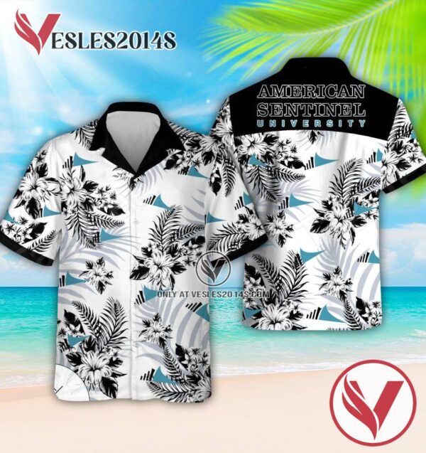 American Sentinel University Logo Hawaiian Shirt, Perfect Gifts Idea In Holiday - Vesles2014S 1
