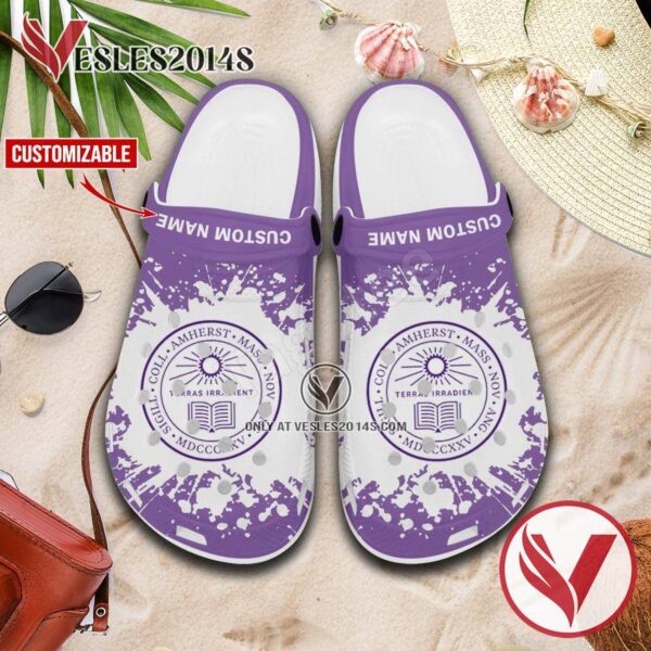 Amherst College Crocs Clogs, Unique Footwear For Fans 1