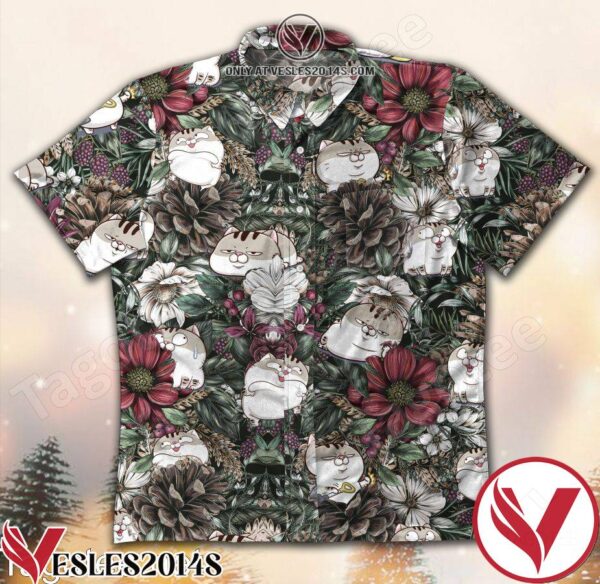 Ami Fat Cat Tropical Hawaiian Shirt, Unique Gifts For Friends - Vesles2014S 1