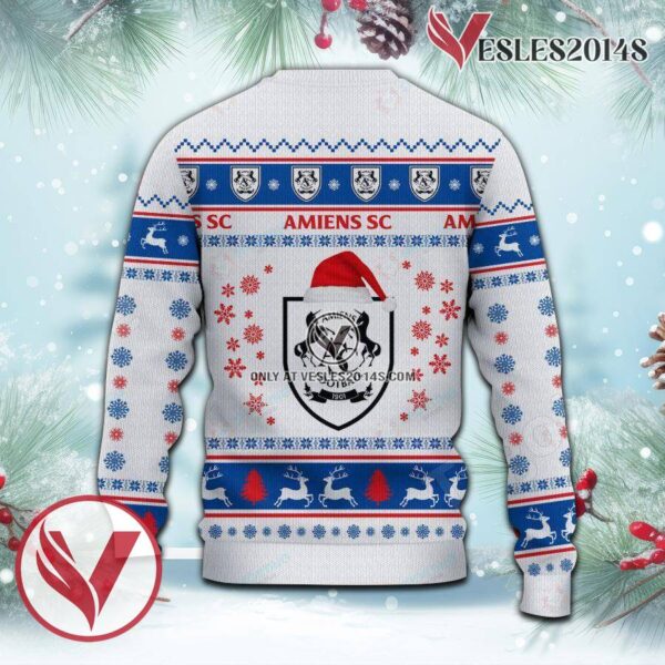 Amiens SC Sport Ugly Christmas Sweater, Unique Gifts For Fans - Vesles2014aS 3