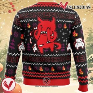 Amnesiac Radiohead Ugly Christmas Sweater, Unique Christmas Gift For Fans - Vesles2014S 1