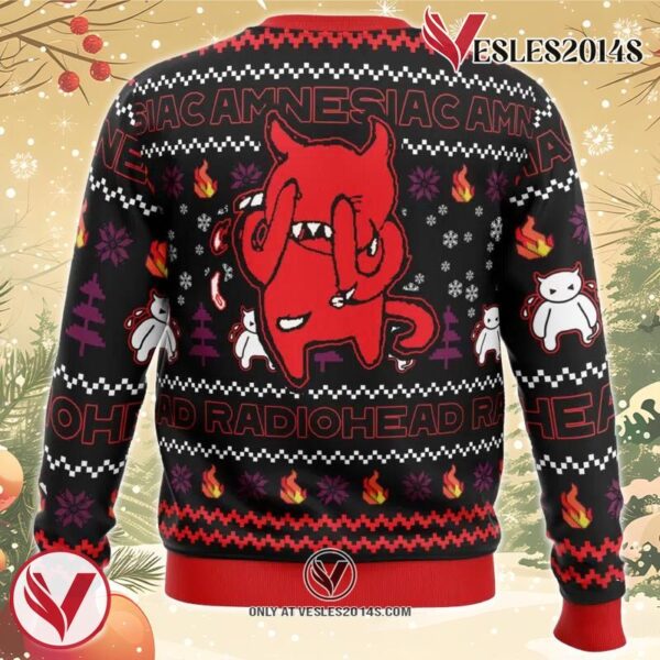 Amnesiac Radiohead Ugly Christmas Sweater, Unique Christmas Gift For Fans - Vesles2014S 1