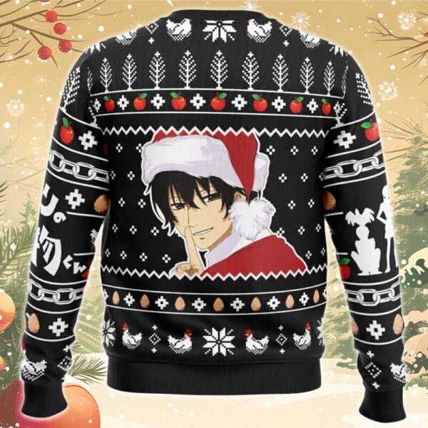 An Apple A Day Can Keep Santa Away If You Throw It Hard Enough My Little Monster Ugly Christmas Sweater, Unique Christmas Gift For Fans - Vesles2014S 1