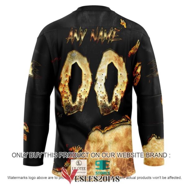 Anaheim Ducks Blood Personalized Hockey Jersey Shirt, Trending Gifts For Fans - Vesles2014s 1