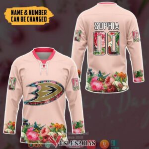 Anaheim Ducks Custom Name And Number Hockey Jersey, Trending Gifts For Fans - Vesles2014s 2