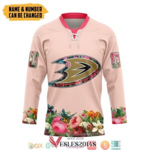 Anaheim Ducks Custom Name And Number Hockey Jersey, Trending Gifts For Fans - Vesles2014s