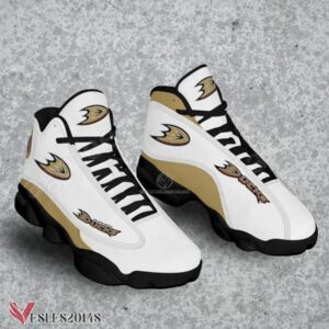 Anaheim Ducks Logo Air Jordan 13 Shoes, Best Sneaker Gifts For Fans - Vesles2014s 1