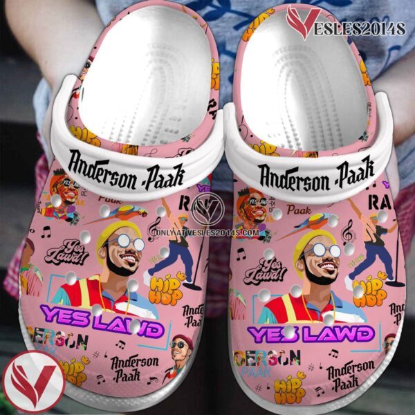 Anderson Paak Music Crocs Crocband Clogs Shoes, Unique Gifts For Fans Style 2 - Vesles2014S