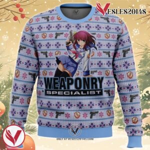 Angel Beats Nakamura Yuri Ugly Christmas Sweater, Unique Christmas Gift For Fans - Vesles2014S