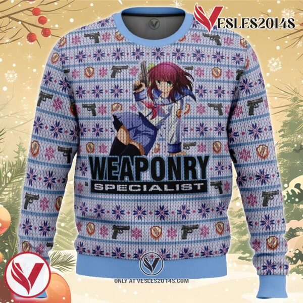 Angel Beats Nakamura Yuri Ugly Christmas Sweater, Unique Christmas Gift For Fans - Vesles2014S