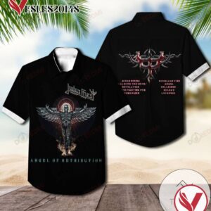 Angel Of Retribution Studio Album By Judas Priest Hawaiian Shirt, Best Gift For Music Lovers Vesles2014S