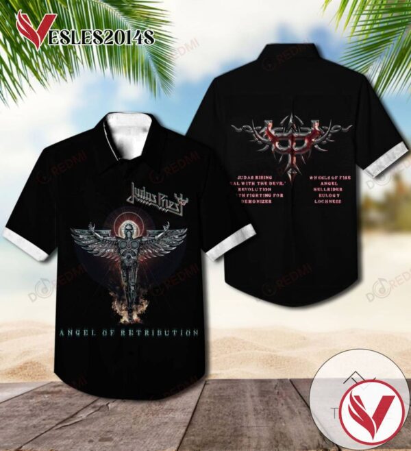 Angel Of Retribution Studio Album By Judas Priest Hawaiian Shirt, Best Gift For Music Lovers Vesles2014S