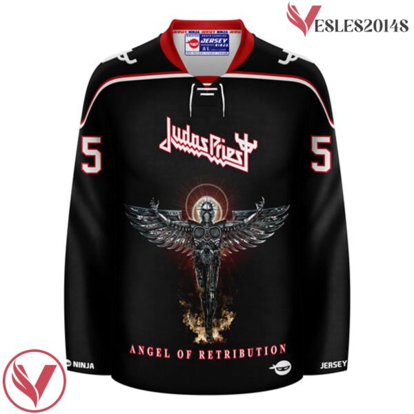 Angel of Retribution Judas Priest Black Jersey - Vesles2014S 3
