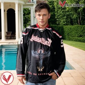 Angel of Retribution Judas Priest Black Jersey - Vesles2014S