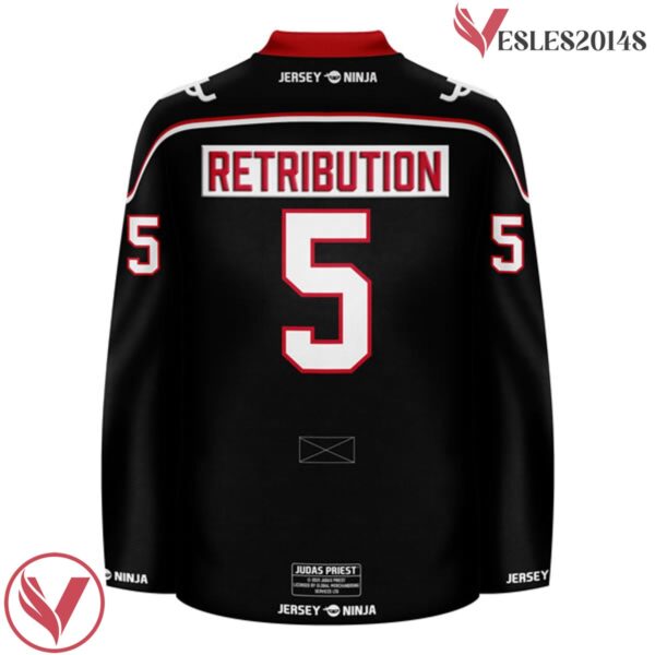 Angel of Retribution Judas Priest Black Jersey - Vesles2014S 4